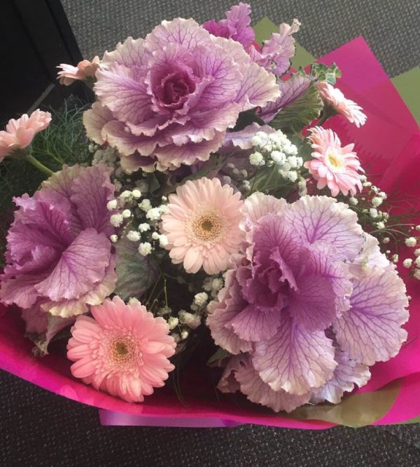 Khale, Pastel Pink Gerberas