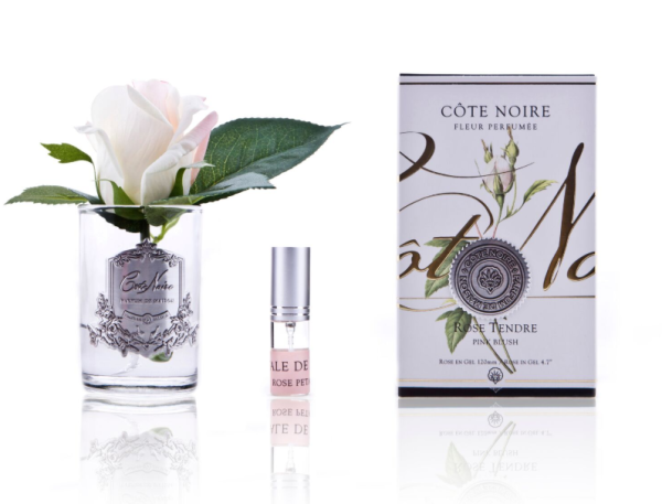 Côte Noire Perfumed Natural Touch Rose Bud in Clear – Pink Blush
